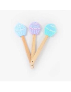 Espatula Silicona 30cm Formas Mango Madera Hqrf-2 Pk01 103502 103503 Dsa01