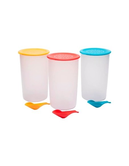 Hermetico Red. 1.75lts T/color Pastel C/cuchara Dol01