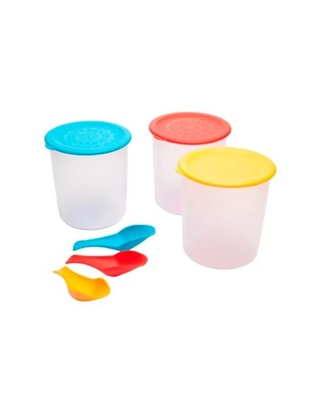 Hermetico Red 1lts T/color Pastel C/cuchara Dol01