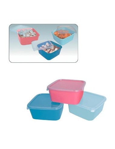 Hermetico Cuad X 3 1.900ml 18.6x18.6x8 Po42/3 Sao01