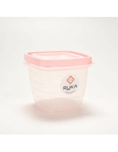 Hermetico Cuad. 400ml Plastico 053cv05 Dol01 (b24)