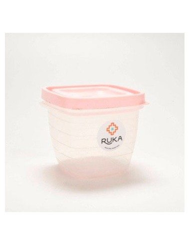 Hermetico Cuad. 400ml Plastico 053cv05 Dol01 (b24)