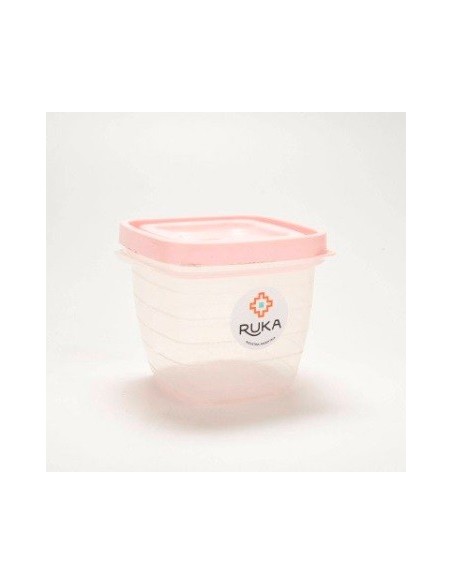 Hermetico Cuad. 400ml Plastico 053cv05 Dol01 (b24)