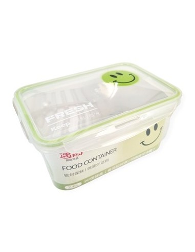 Hermetico Rect. 2450ml Plast. Tapa C/traba  Ns371840 Pk01