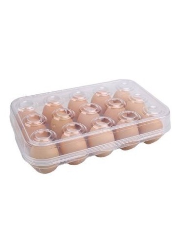 Huevera P/15 Huevos Plastica C/tapa C5892 Dec01