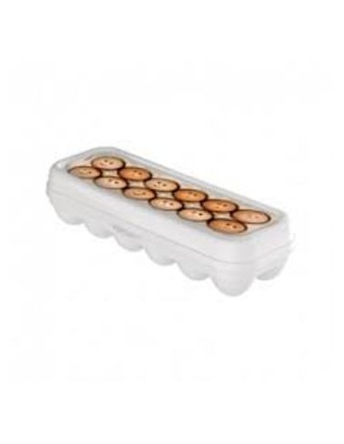 Huevera X12 Plast. Decorado Caras Plasutil 9478 Sie01 (b7)