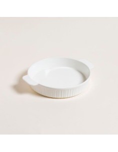 Fuente Red.25cm Ceramica P/ Horno C/asa 0119750 Mish02