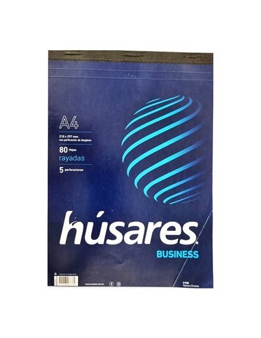 Block  A4 Rayado 80hj Husares 6336 Rch01(b24)