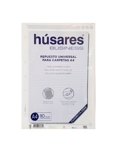 Repuesto A4 80hjs Cuadro 6069 Husares Rch01