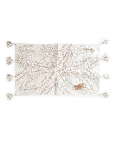 Alfombra 50x80 Rustica Natural C/borlas Bnb41994 Ben02