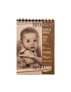 Block Dibujo Liso A5 C/esp. 50hjs 150grs Paperarts 80.10.20.5.12 Pap01