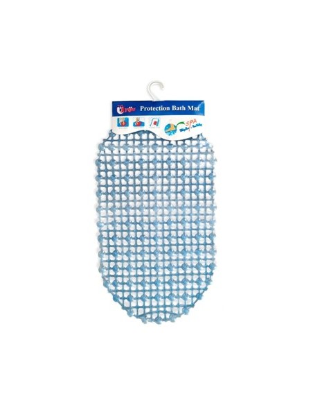 Alfombra Banera 37x67 Bolitas Transp. Oval Col. 57911018 Cr02