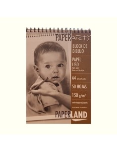 Block Dibujo A4 Liso C/esp. 50hjs 150grs Paperarts 80.10.20.4.1 Pap01