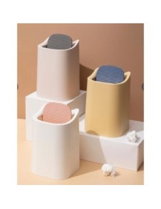 Recipiente Residuos Plast. C/tapa Vaiven 16cm 4921191 Bar02