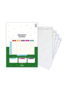 Repuesto A4 100hj Ray 6 Perf. 637r Nor-pac