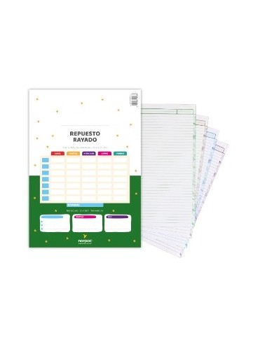 Repuesto A4 100hj Ray 6 Perf. 637r Nor-pac