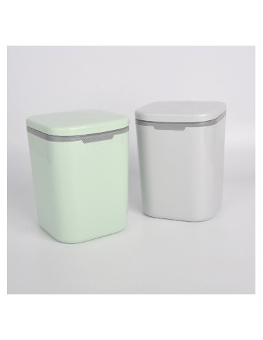 Recipiente Residuos Plast. C/tapa Push 17cm B4140 Dec01