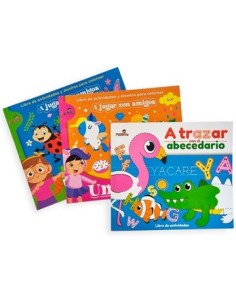 Libro Para Colorear 21x23x48 Unicornios - La Granja - A Trazar Con El Abc 414000 460004 476005 Pedrito