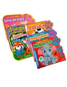 Libro Animalitos Para Colorear Troquelados Pedrito