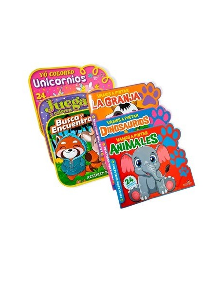 Libro Animalitos Para Colorear Troquelados Pedrito