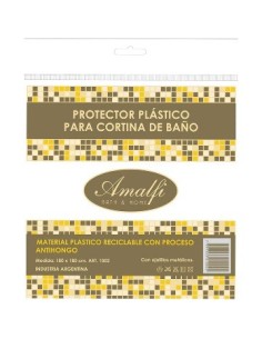 Protector De Cortina Bano 180x180cm Bco Satinado 1002 519521 Alf01