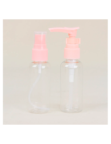 Set Viaje Spa 2 Pcs Dispenser Jabon  Perfume Ee50349 Sf01