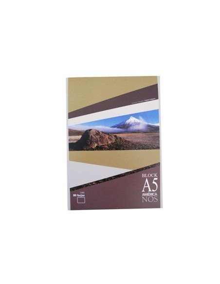Block Esquela 80hj Liso A5 America/travel 043-20 /1037220/193326/190848  Ae01(b60) (b10)