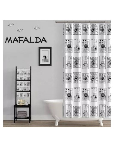 Cortina Bano Pvc Mafalda 611 Alf01