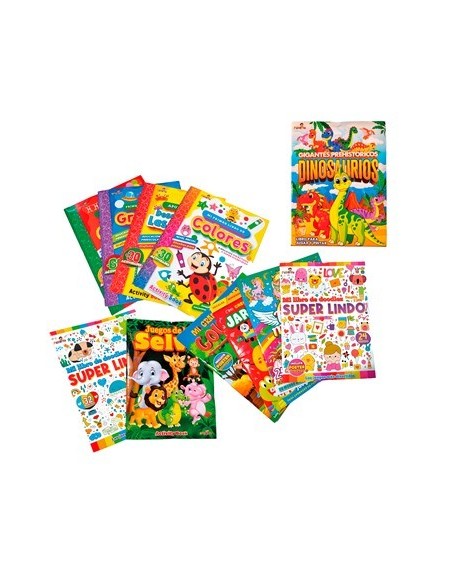 Libro Grande Actividades Surt.-fluo- 23x31 1000/5000/3100 Pedrito