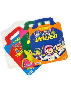 Libro 23x31 Actividades Mi Valijita 23x31  Magicos Unicornios Maxi Dinosaurios 680006 690005 Pedrito