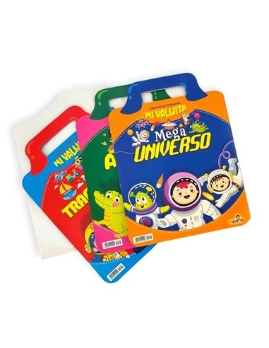 Libro 23x31 Actividades Mi Valijita 23x31  Magicos Unicornios Maxi Dinosaurios 680006 690005 Pedrito