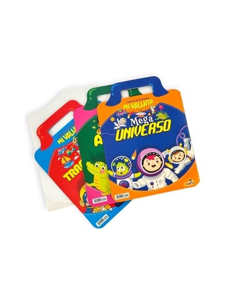 Libro 23x31 Actividades Mi Valijita 23x31  Magicos Unicornios Maxi Dinosaurios 680006 690005 Pedrito