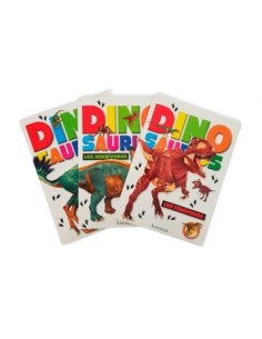 Libro Dinosaurio C/ Stickers 478 479 480 481 Arte01