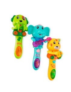 Animales Musicales C/luz Perro-gato-elefante A200194-200195-200196 Pub02