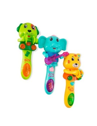 Animales Musicales C/luz Perro-gato-elefante A200194-200195-200196 Pub02