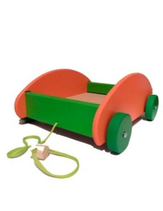 Carrito Juguetero Madera Color A-004 Kur01