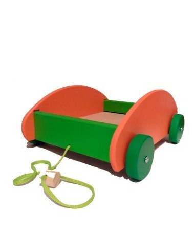 Carrito Juguetero Madera Color A-004 Kur01