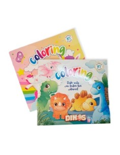 Libro Coloring Dinos-unicornios Och01 (b120)