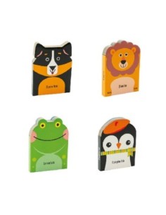 Libro Animalitos Oso Leon Pinguino Rana Perro Hipopotamo 2306 2307 2308 2309 2310 2311  Betina