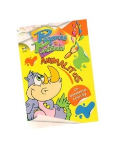Libro P/pintar Pegando Y Pintando Animalitos 31374/2098 Betina