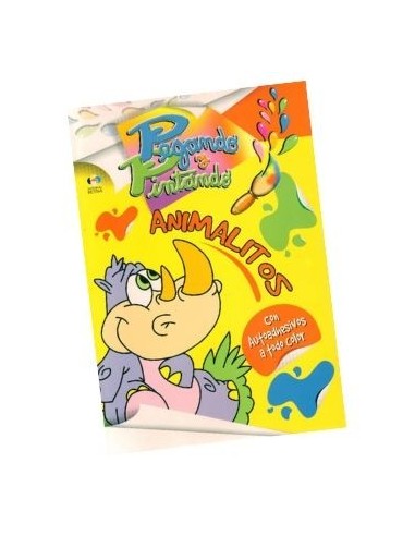 Libro P/pintar Pegando Y Pintando Animalitos 31374/2098 Betina