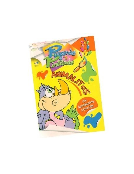 Libro P/pintar Pegando Y Pintando Animalitos 31374/2098 Betina