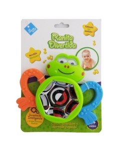 Sonajero Bichito Divertido C/ Mordillo Y Espejo 6633 6634 Fibro