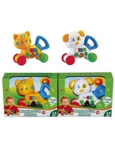 Animalito C/musica Y Ruedas Caja 69059 Lio01