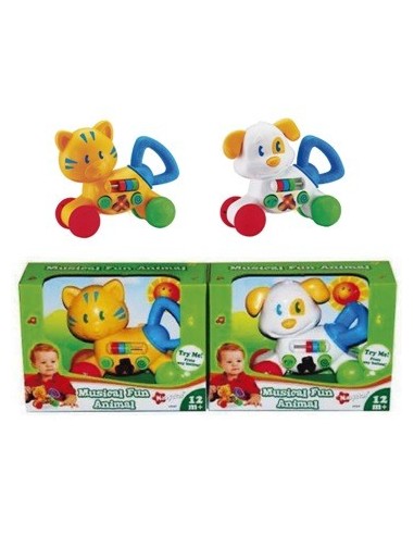 Animalito C/musica Y Ruedas Caja 69059 Lio01