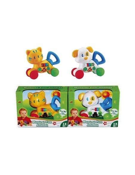 Animalito C/musica Y Ruedas Caja 69059 Lio01