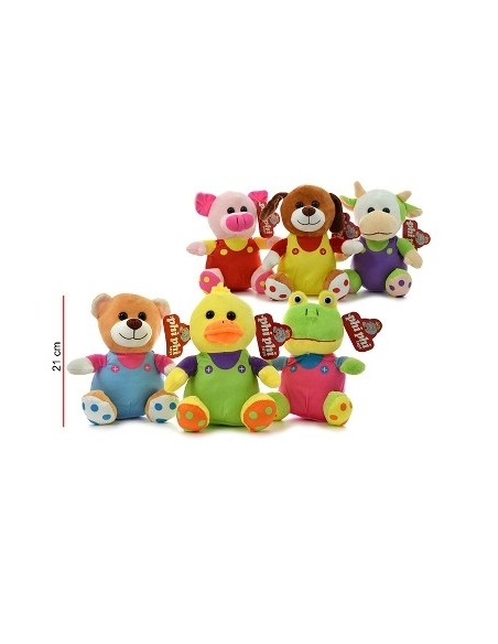 Animales 20cm Sentados Coloridos Mod. Surt. 5398/5401/5403/5404 Phi Phi