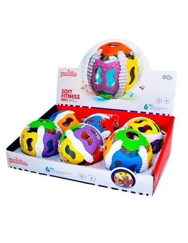 Pelota Sonajero 9cm C/luz Y Sonido Rt782 Pri02