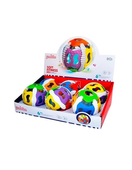 Pelota Sonajero 9cm C/luz Y Sonido Rt782 Pri02