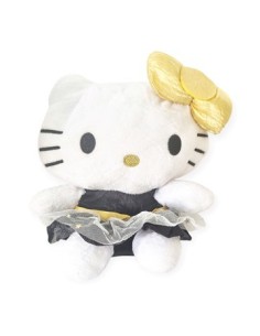 Kitty 20cm Estrellas Negro/rosa Tan01